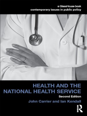 cover image of Health and the National Health Service